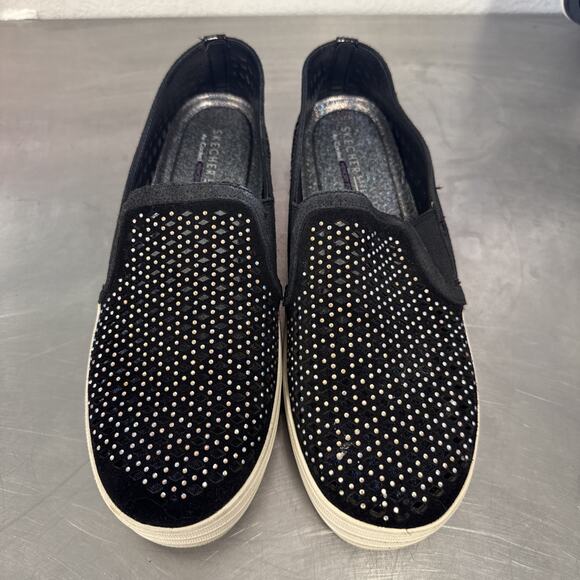 Skechers Street Air Cooled Memory Foam Slip On Shoes Studs Rhinestones Size 11 - Picture 3 of 9
